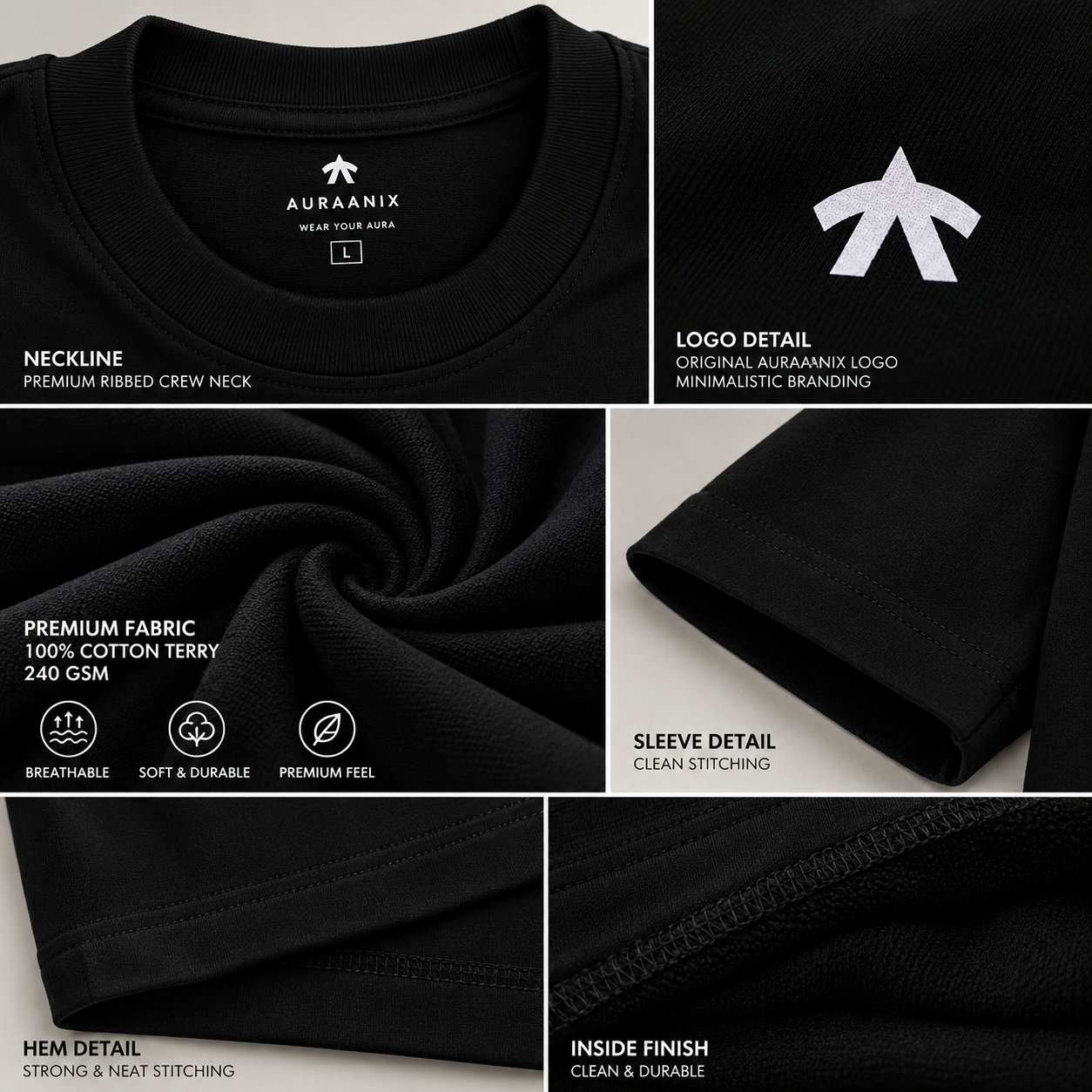 PREMIUM QUALITY COTTON TERRY